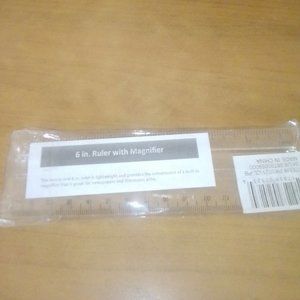 6 In Ruler With Magnifier